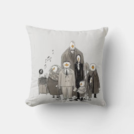 Familjeljus konst Pillow Symbolisk Modern Kudde