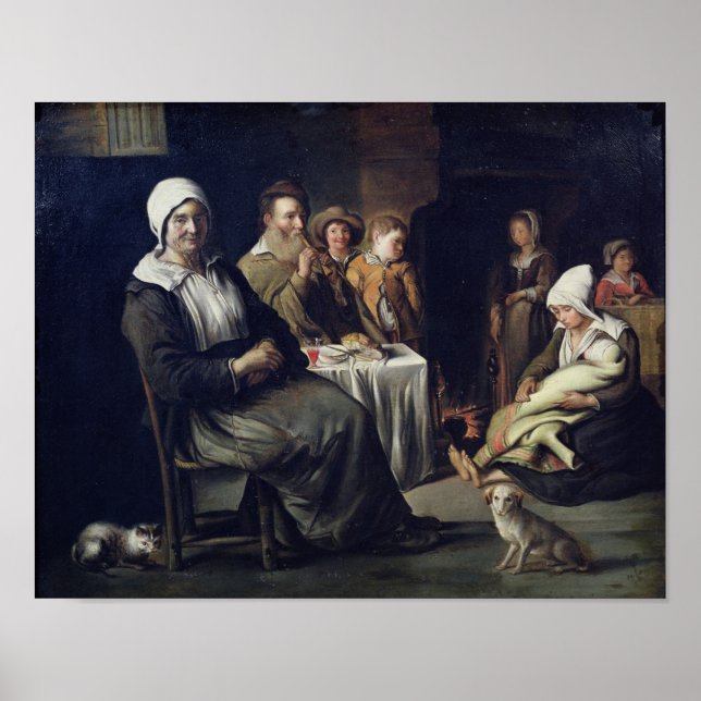 Familjemåltid Poster (Framsidan)