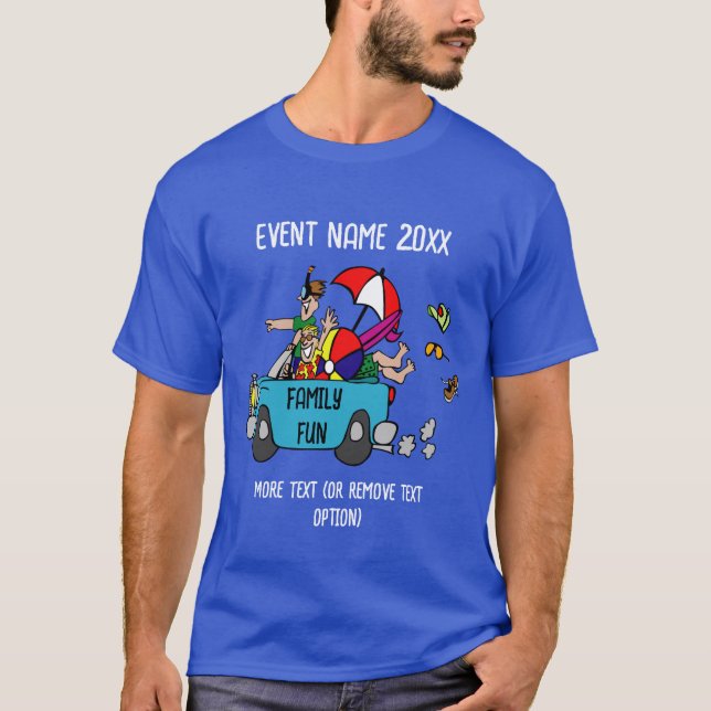 Familjemånad Roligt T Shirt (Framsida)