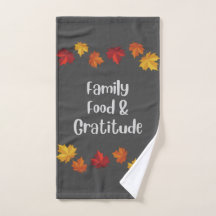 Familjemat & Gratitude Hand Towel