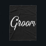Familjematchande Bachelor Bachelorette Party Groom Fleecefilt<br><div class="desc">Familjematchande Bachelor Bachelorette Party Groom Squat</div>