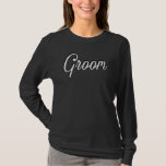 Familjematchande Bachelor Bachelorette Party Groom T Shirt<br><div class="desc">Familjematchande Bachelor Bachelorette Party Groom Squat</div>