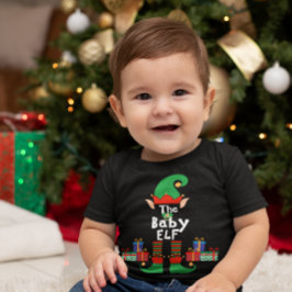 Familjematchande julhelgsutrustning med namn t shirt