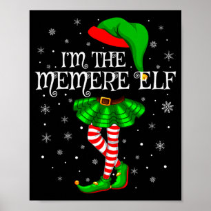 Familjematchande kvinnor flickor jag är Memere Elf Poster