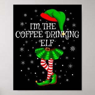 Familjematchande Kvinnor Flickor Kaffe Drickande E Poster