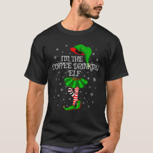 Familjematchande kvinnor flickor kaffe som dricker t shirt
