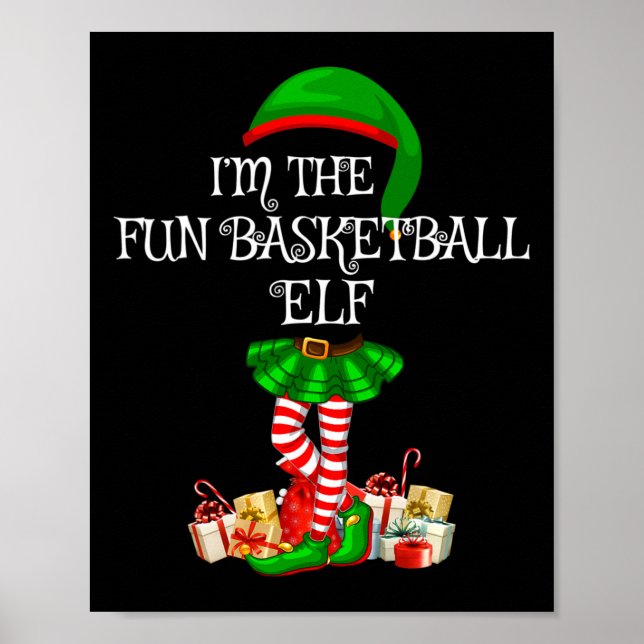 Familjematchande kvinnor flickor Roligten Basketba Poster (Framsidan)