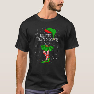 Familjematchande kvinnor flickor Tvillingbister El T Shirt