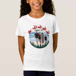 Familjematchande Personlig Photo Sleighed it T Shirt