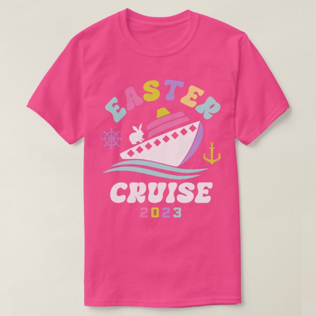Familjematchning för påsk Cruise 2023 Påsk Resa T Shirt (Design framsida)