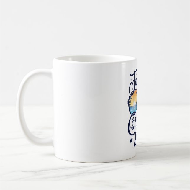 Familjematchning för sommarsemester 2025 kaffemugg (Vänster)