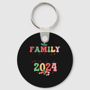 Familjematchning i julklapp Julafton Skapar 2024-m Nyckelring