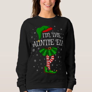 Familjematchning Jag är Auntie Elf-julen T Shirt