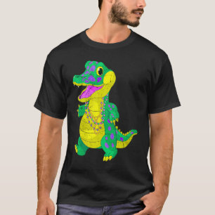 Familjematchning Madri Gras Alligator Festival Car T Shirt