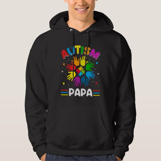 Familjematchning mellan Autism-medvetandegraden i  Hoodie (Framsida)