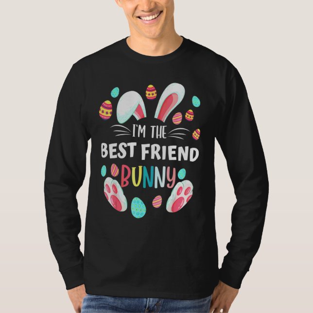 Familjematchning mellan Bästa Friend Bunny Graphic T Shirt (Framsida)