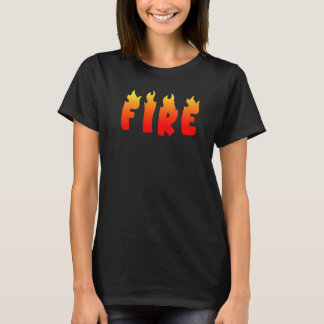 Familjematchning mellan Fire and Ice Costume Hallo T Shirt