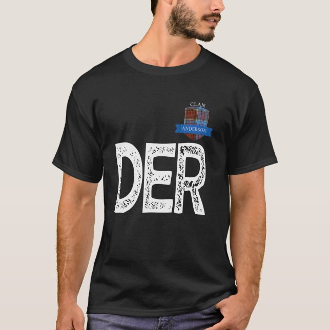 Familjematchning mellan klan Andersson D och E och T Shirt (Framsida)