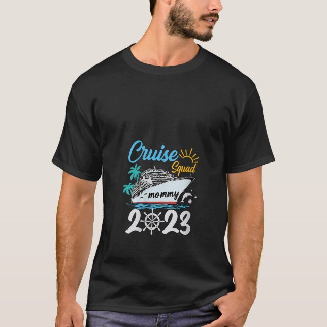 Familjematchningsgrupp Squ, 2023-familjens kryssru T Shirt (Framsida)