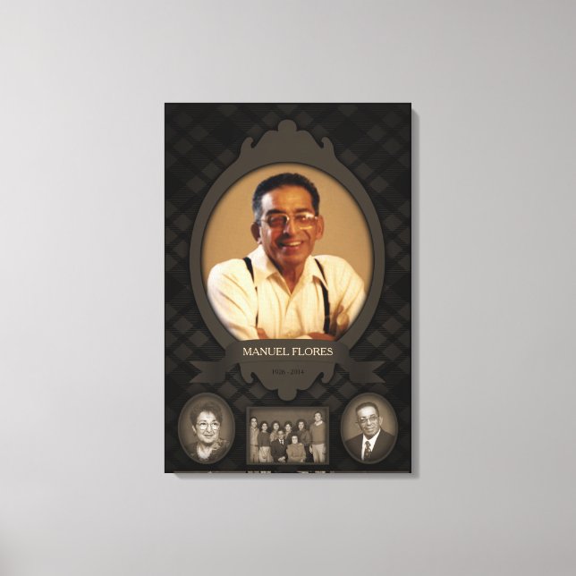 familjematerial för fotoål canvastryck (Framsida)