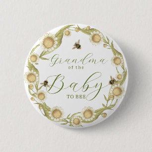 Familjemedlem i baby till Bee Baby Shower Knapp