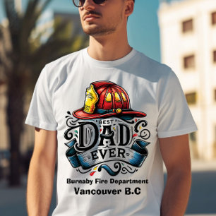 Familjememblem för eldkombattant i Vancouver T Shirt