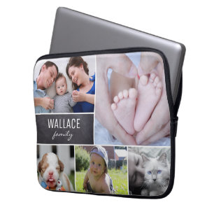 "Familjeminnen" Anpassningsbar Foton bärbar dator  Laptop Fodral