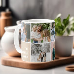 Familjeminnen - enkel fotokollage kaffemugg<br><div class="desc">Sitt ditt morgonkaffe eller kvällste i det varma omfamnandet av dina djupaste minnen med vårt foto mugg. Det här enastående mugg är inte bara ett kärl för dina favoritdrycker. Det är en resa genom din familjs historia, vackert fångad i 11 kvadratfoton och en speciell ruta reserverad för din familj namn....</div>