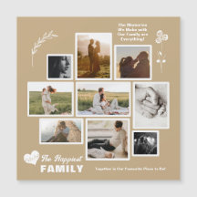 Familjeminnes Fotokollektion Magnetkort
