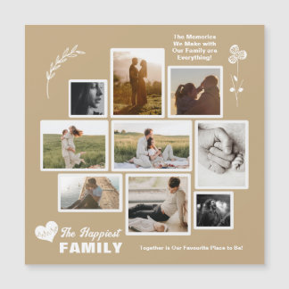 Familjeminnes Fotokollektion Magnetkort
