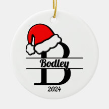 Familjemonogram B | Dubbla sida vid sida