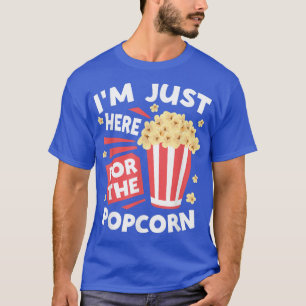 Familjemovie Watching Night Popcorn Älskare T Shirt