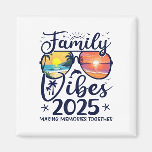 Familjen 2025 Vibes Familjeåterträff Semester Skap Magnet