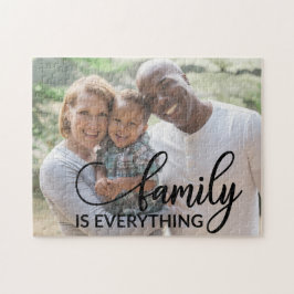 Familjen Är Allt | Anpassad Familjefoto Pussel