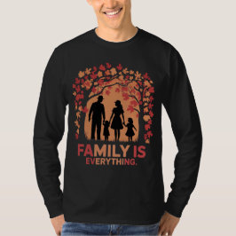 Familjen är allt: Autumn Silhouette T-Shirt