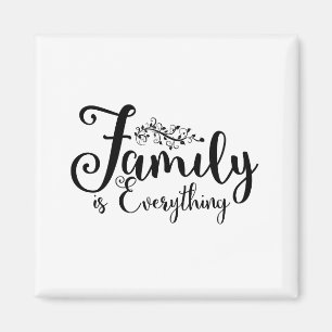 Familjen är allt citationstecknet magnet