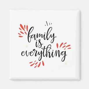 familjen är allt magnet