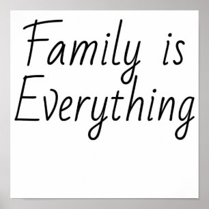 Familjen är Allt Poster