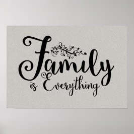 Familjen är allt | POSTER