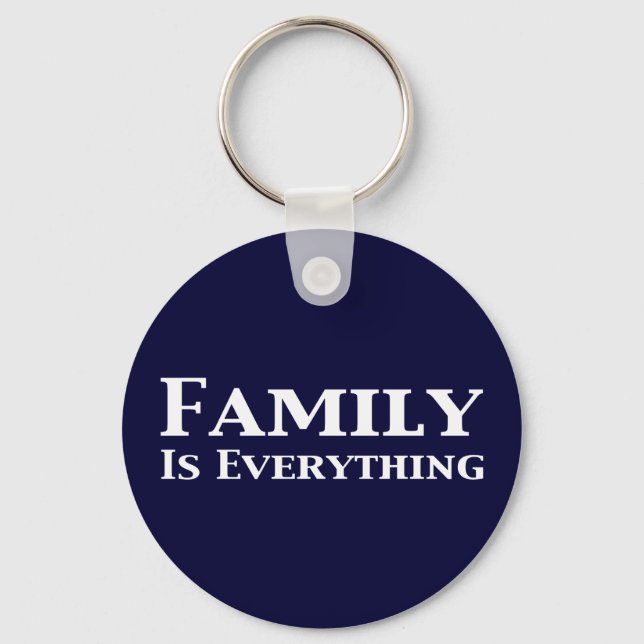 Familjen är allt som ges nyckelring (Framsida)