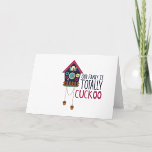 Familjen är Cuckoo Kort