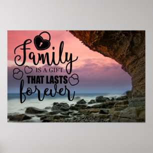 Familjen är en gåva som varar för evigt - Poster