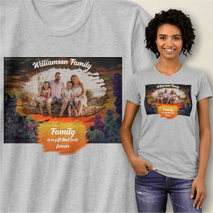 Familjen är en Gift Sunset Marina 2584 T Shirt