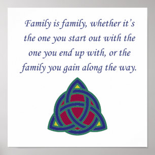 Familjen är familjen - Familjeoffert Poster