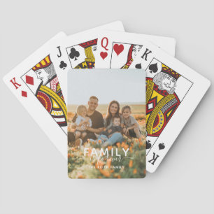Familjen är för alltid fotoviktig casinokort