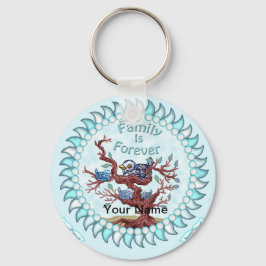 Familjen är för evigt nyckelring