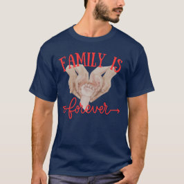 Familjen är för evigt t shirt