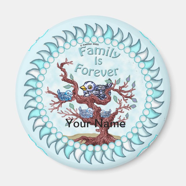 Familjen är Forever Magnet (Framsidan)