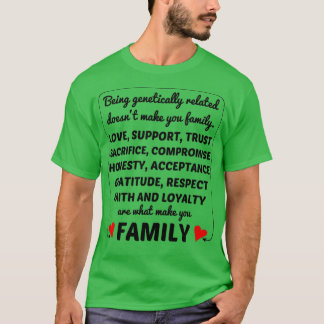 Familjen är inte blodig t shirt