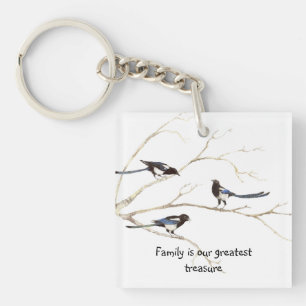 Familjen är vår underbarare Treasure Magpie Birds